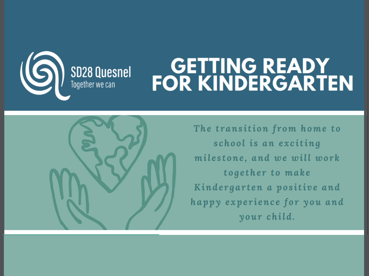 getting ready for Kindergarten graphic