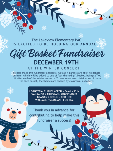 PAC Gift Basket Fundraiser