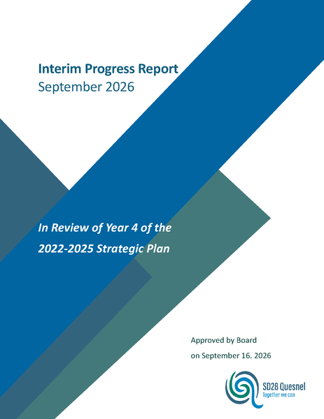 Interim Progress Report September 2026